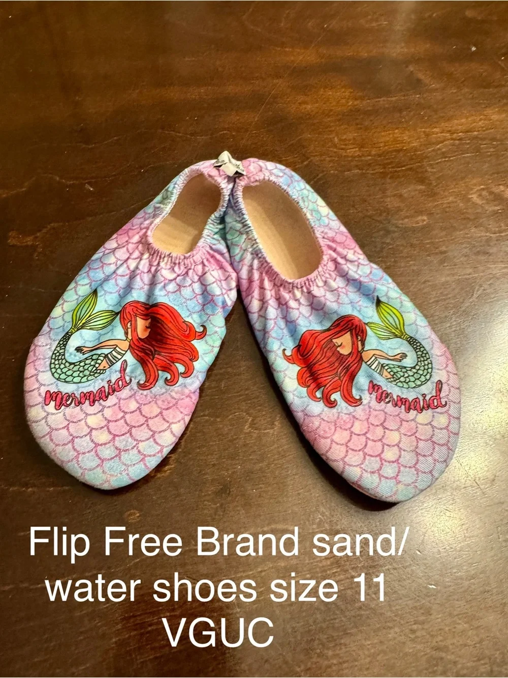 Flip Free Kids' Mermaid Water Shoes - Pink & Blue